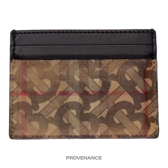 🔴 Burberry Card Wallet - Hologram Lenticular Monogram Check - Picture 1 of 7